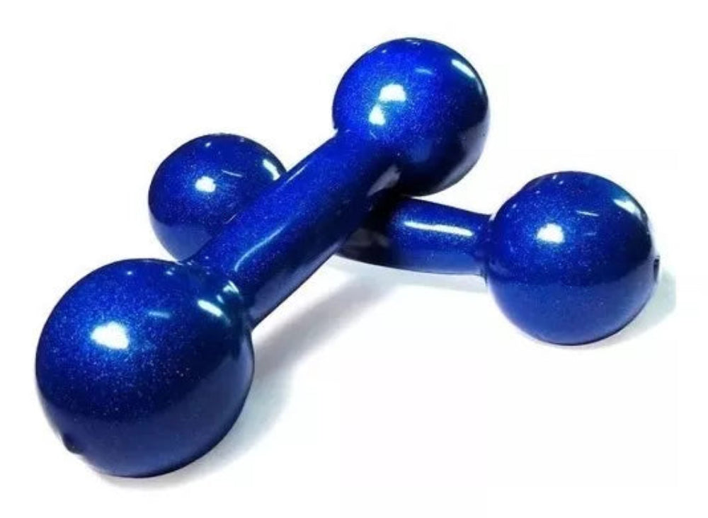 Par Halter Emborrachado Azul